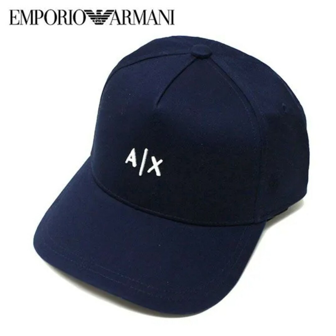 ARMANI EXCHANGE(アルマーニエクスチェンジ)の新品未使用　ARMANI EXCHANGE　キャップ　ネイビー　※残り1点 メンズの帽子(キャップ)の商品写真
