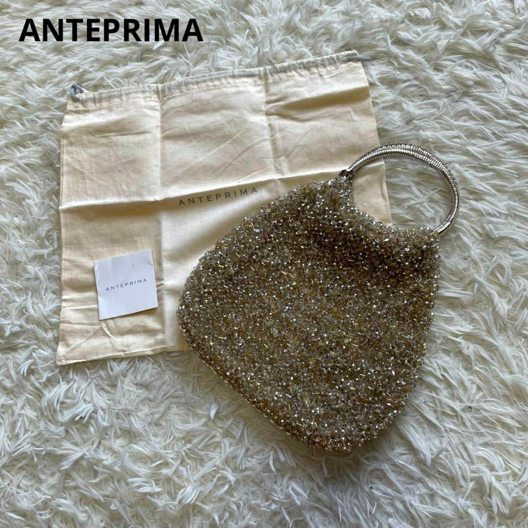 ANTEPRIMA ワイヤーグリッター ハンドバッグ スパンコール ビーズ
