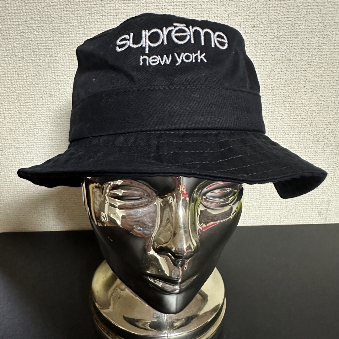 ※プロフ必読!!!※ ★美品★ supreme バケットハット ブラック ※プロフ必読!!!※ ★美品★ supreme バケットハット ブラック