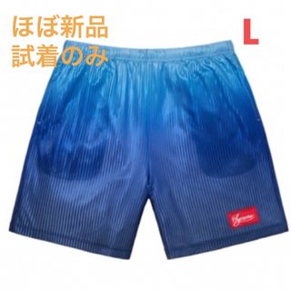 シュプリーム(Supreme)の  Supreme mesh stripe baggy short /  L(ショートパンツ)