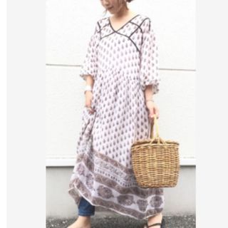 トゥデイフル(TODAYFUL)のみんみん様専用 TODAYFUL ジョーゼットパターンワンピース(ロングワンピース/マキシワンピース)