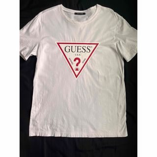 ゲス(GUESS)のguess 白　サイズL  (Tシャツ/カットソー(半袖/袖なし))