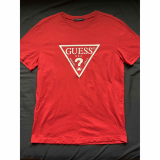 ゲス(GUESS)のguess 赤Tシャツ　美品　サイズM(Tシャツ/カットソー(半袖/袖なし))