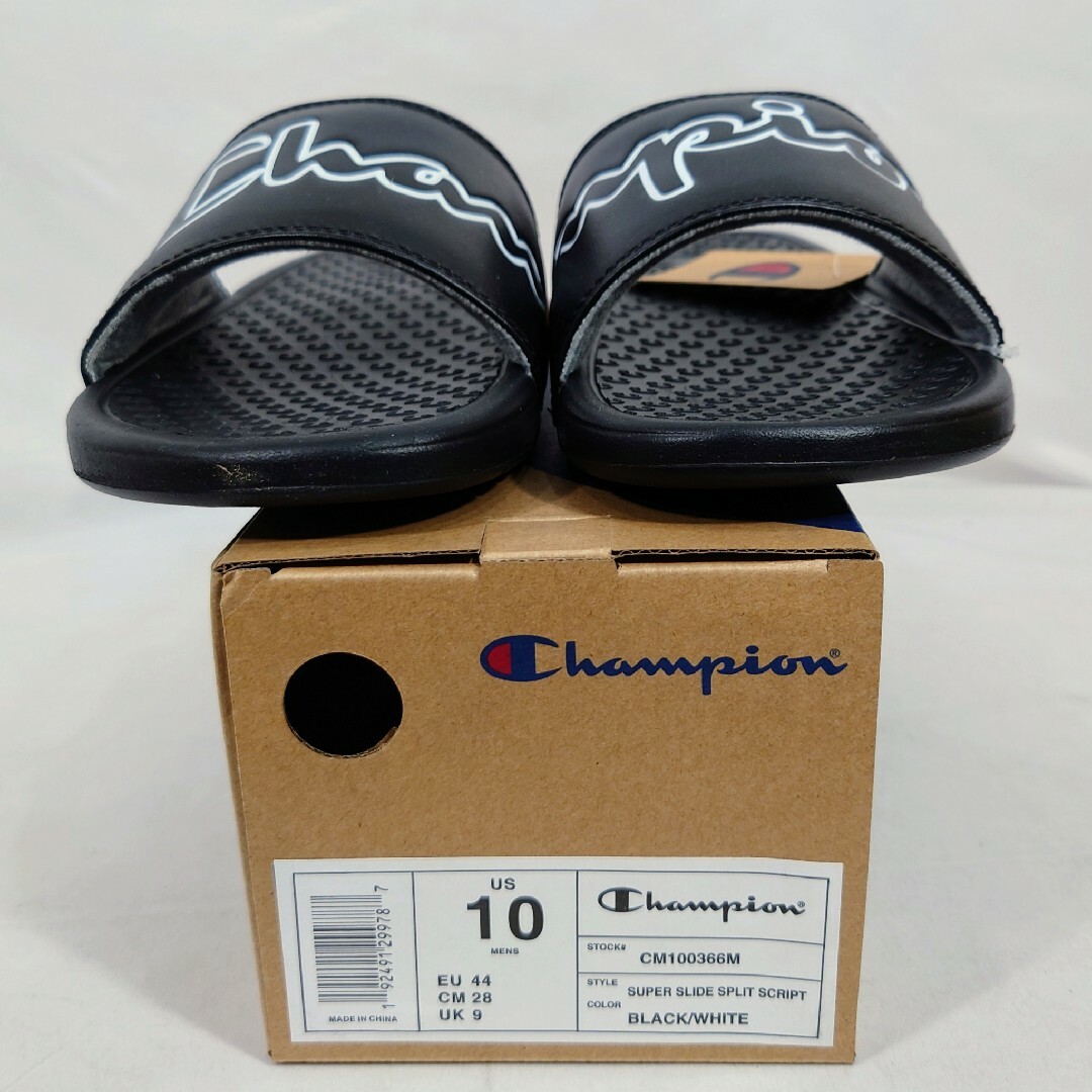 Champion(チャンピオン)の【28cm】Champion シャワーサンダル スクリプトロゴ ブラック メンズの靴/シューズ(サンダル)の商品写真