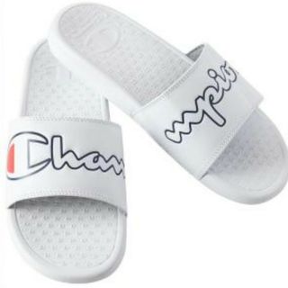 チャンピオン(Champion)の【26cm】Champion シャワーサンダル スクリプトロゴ ホワイト(サンダル)