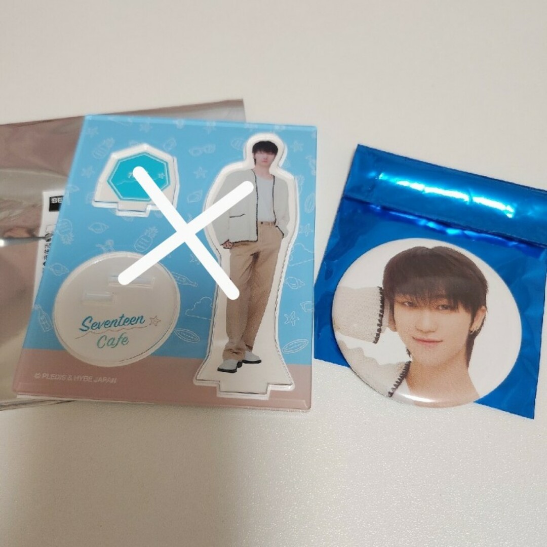 SEVENTEEN カフェ the8 アクスタ 缶バッチ