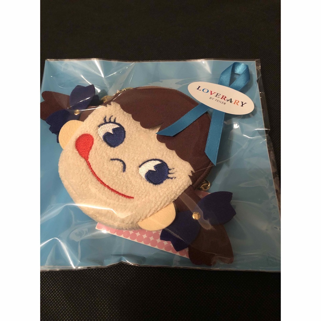 にあるの正規取扱店舗 フェィラー ラブラリー ペコちゃん 顔型ポーチ