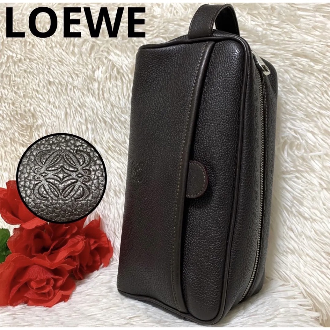 LOEWE アナグラム 本革 セカンドバッグ クラッチバッグ - 通販 - csa ...