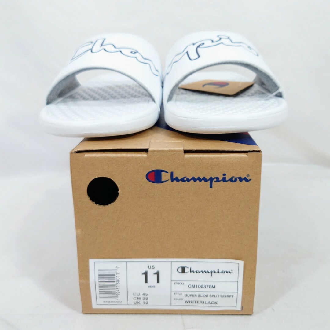 Champion(チャンピオン)の【29cm】Champion シャワーサンダル スクリプトロゴ ホワイト メンズの靴/シューズ(サンダル)の商品写真