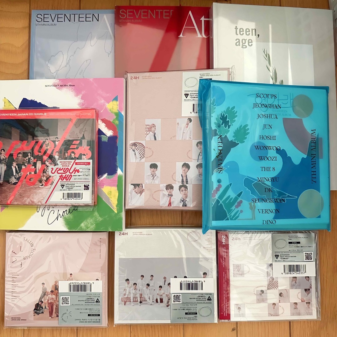 SEVENTEEN(セブンティーン)のアルバム セブチ シングル セット まとめ売り 未再生 CD SEVENTEEN エンタメ/ホビーのCD(K-POP/アジア)の商品写真