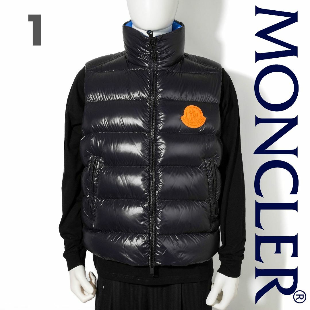 新品 MONCLER Parke ジレ ダウンベスト ジャケット-