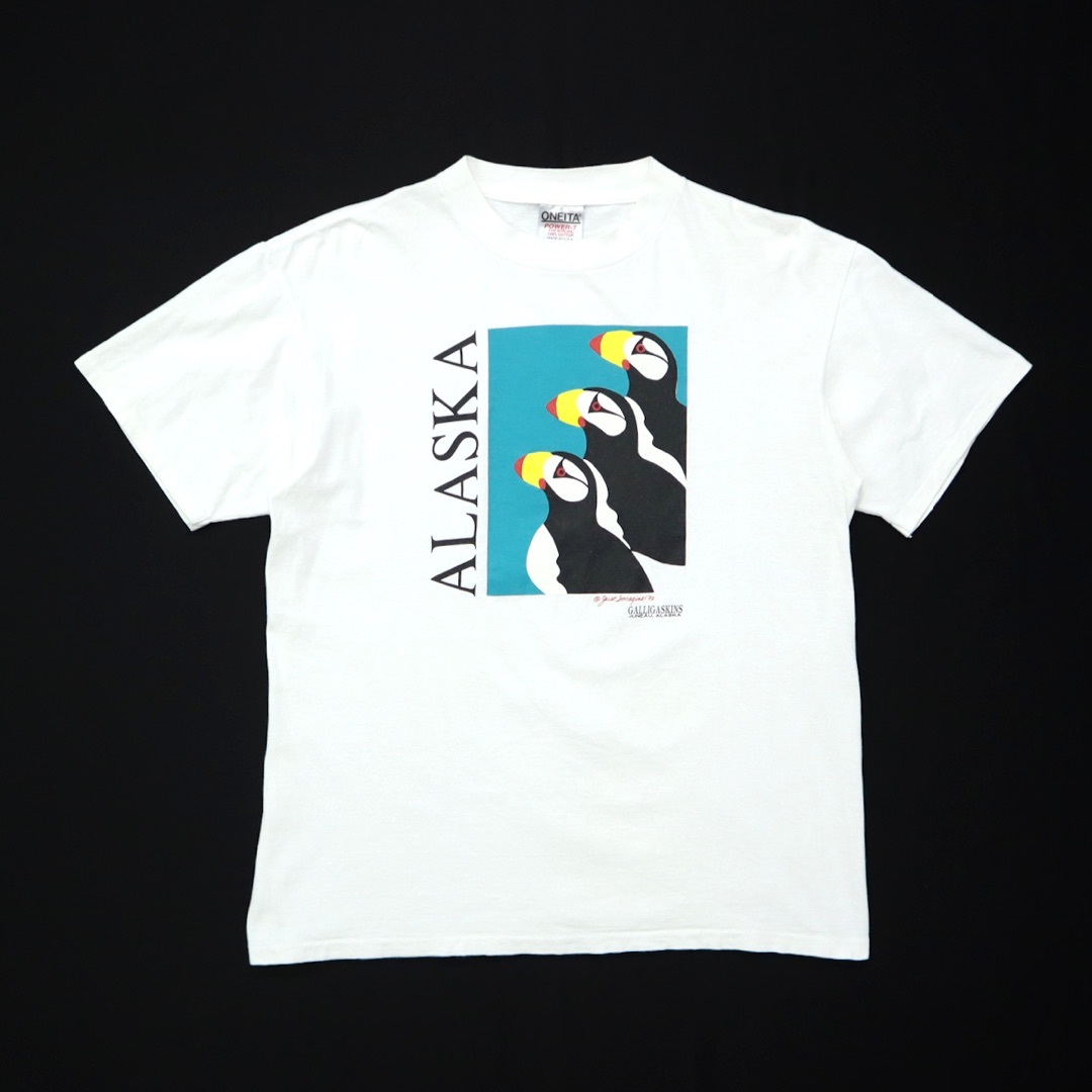 90s ビンテージ アート Tシャツ 動物 Tシャツ