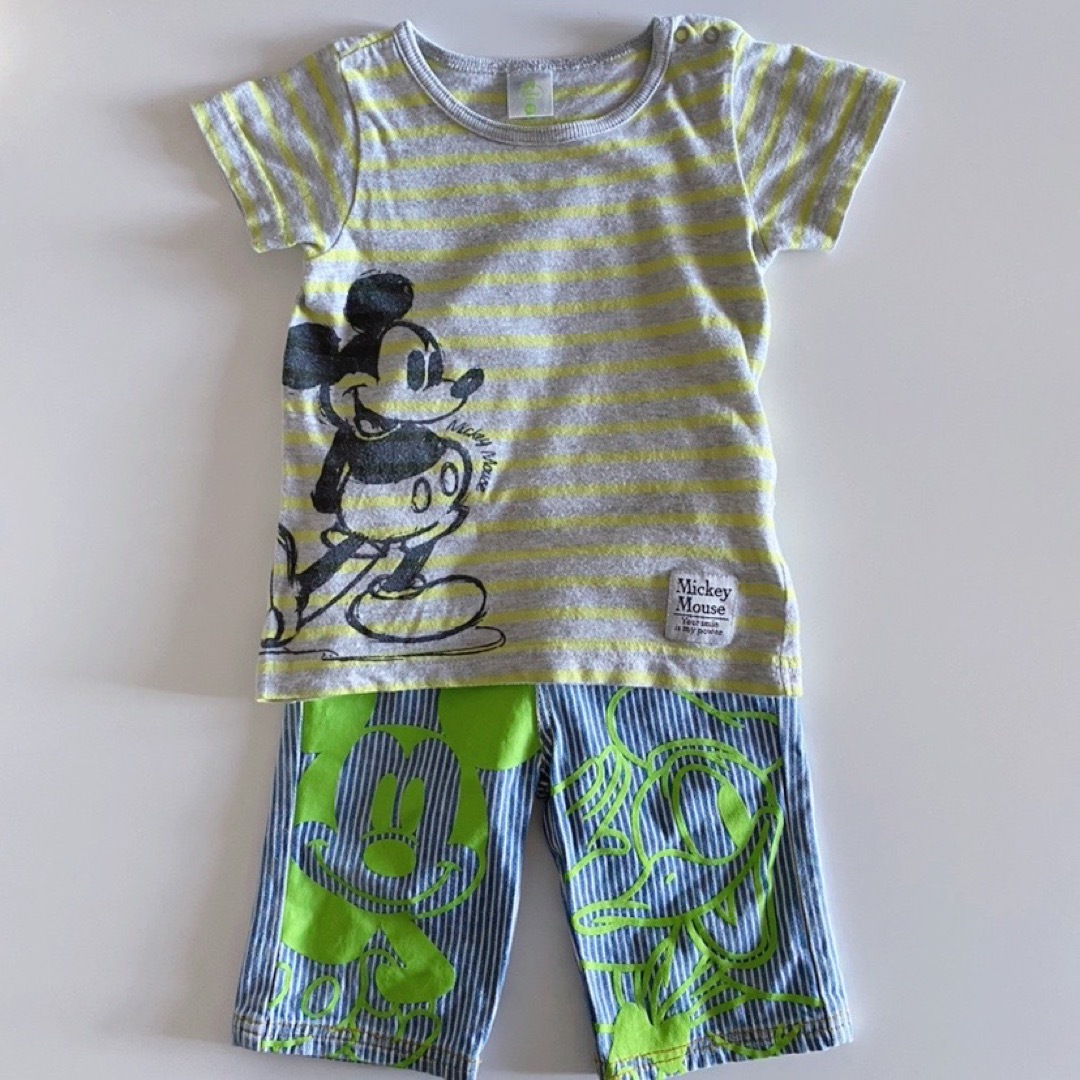 【Disney】 ミッキー Tシャツ & ハーフパンツ セット 90 | フリマアプリ ラクマ