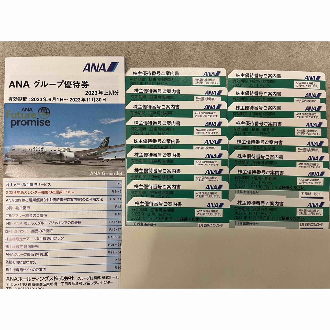 ANA(全日本空輸) - ANA株主優待券 2023年11月30日まで 17枚の通販 by