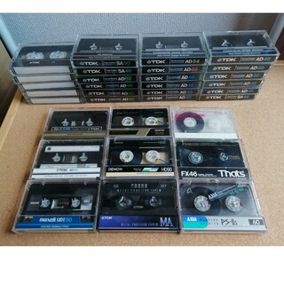 ティーディーケイ(TDK)の使用済みカセットテープ　24本(その他)