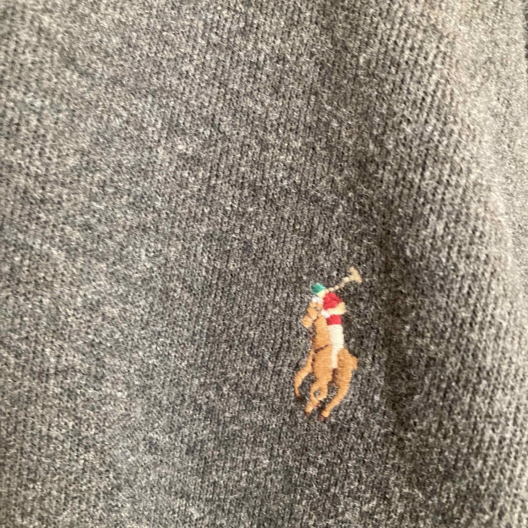 POLO RALPH LAUREN(ポロラルフローレン)のラルフローレンハーフジップスウェットプルオーバーカラーポニー刺繍ワンポイントXL メンズのトップス(スウェット)の商品写真