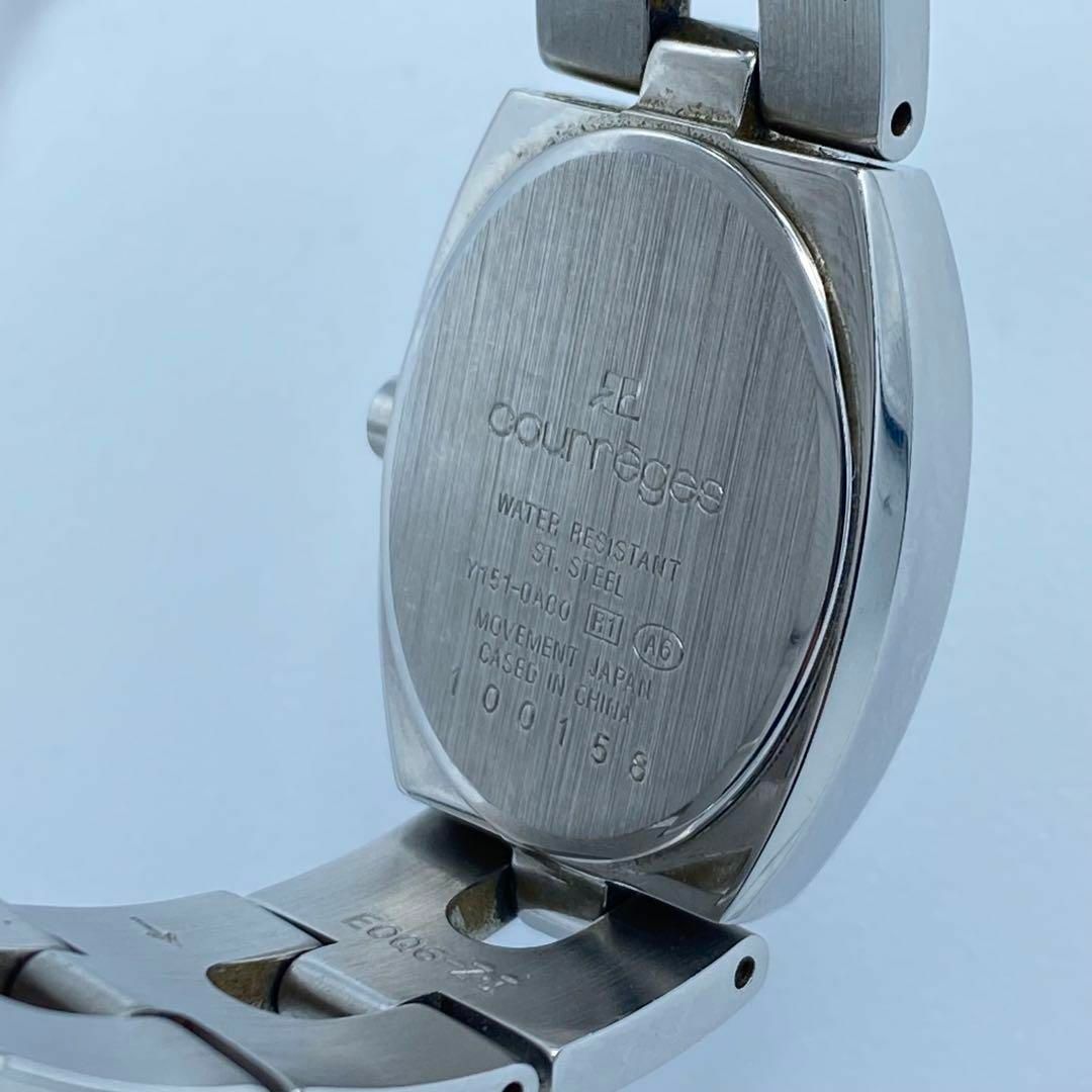 《美品　稼動品》　クレージュ　防水　レディース腕時計　シルバー系文字盤　クォーツ 4