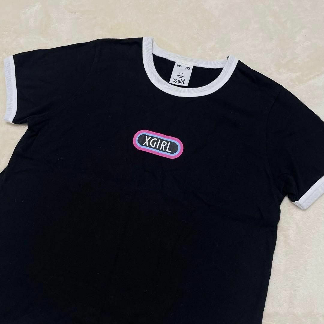極美品✨x-girl エックスガール　Tシャツ　黒　ブラック　Sサイズ