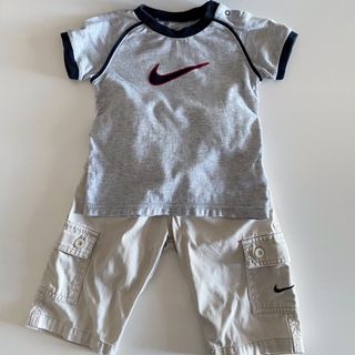 ナイキ(NIKE)の【NIKE ナイキ】　Tシャツ　＆　ハーフパンツ　80 90  セット(Tシャツ/カットソー)