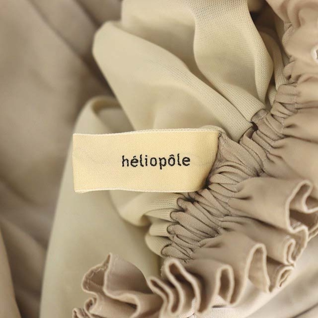 heliopole(エリオポール)のエリオポール ギャザーロングスカート マキシ 36 グレージュ レディースのスカート(ロングスカート)の商品写真