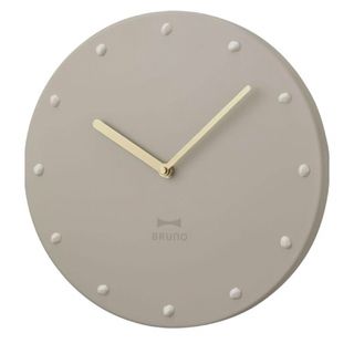 ブルーノ(BRUNO)のぷりん様専用BRUNO 壁掛け時計METAL  WALL  CLOCKグレージュ(掛時計/柱時計)