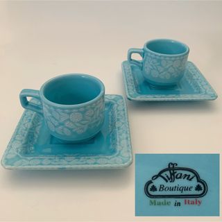 ティファニー(Tiffany & Co.)のTiffani Boutique カップ&ソーサー 2客セット(食器)