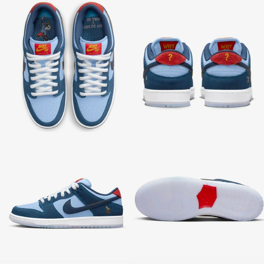 NIKE(ナイキ)のWhy So Sad?×Nike SB Dunk Low CoastalBlue メンズの靴/シューズ(スニーカー)の商品写真