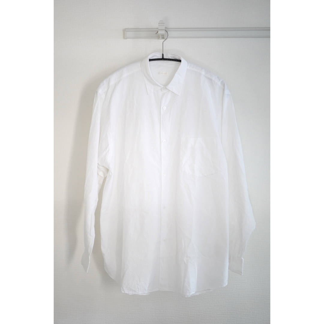 22AW 新型コモリシャツ white サイズ4