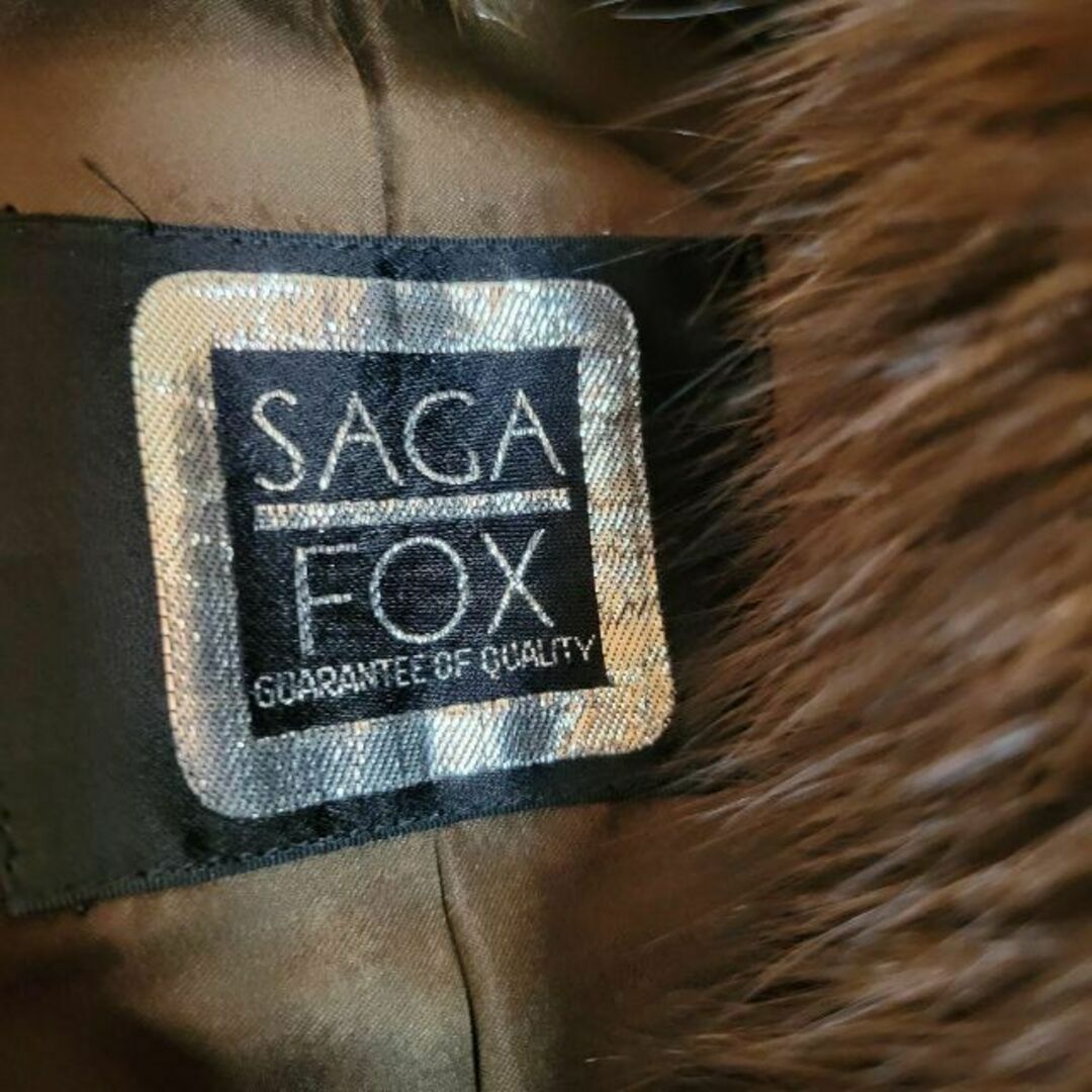 サガミンク リアルファー fox 高級感 コート パーカー ジャケットの