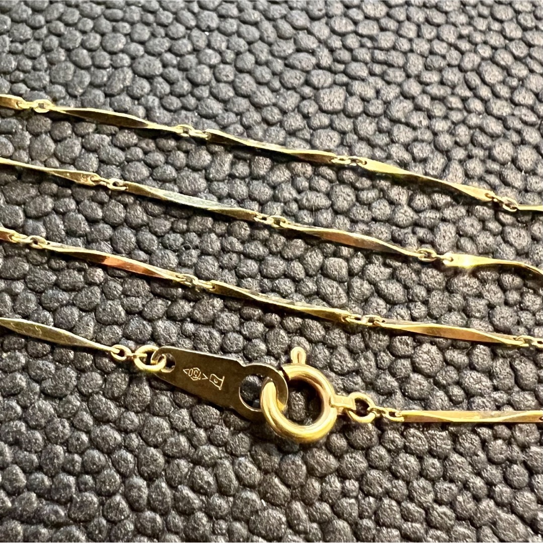 2.2mm 67cm K18 YG ロープ チェーン ネックレス フリー 18金-