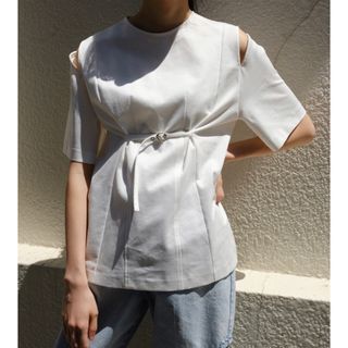 ルシェルブルー(LE CIEL BLEU)のルシェルブルー　Belted Tee(カットソー(半袖/袖なし))