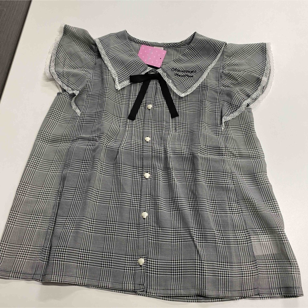 mezzo piano junior(メゾピアノジュニア)のメゾピアノ⭐︎ブラウス　160 新品 キッズ/ベビー/マタニティのキッズ服女の子用(90cm~)(ブラウス)の商品写真