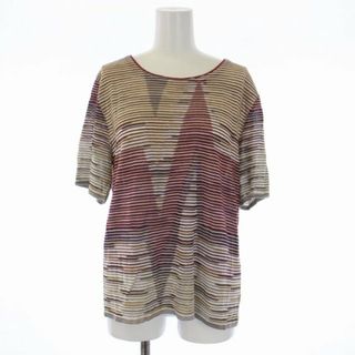 ミッソーニ(MISSONI)のミッソーニ MISSONI SPORT ニット 半袖 XL マルチカラー(ニット/セーター)