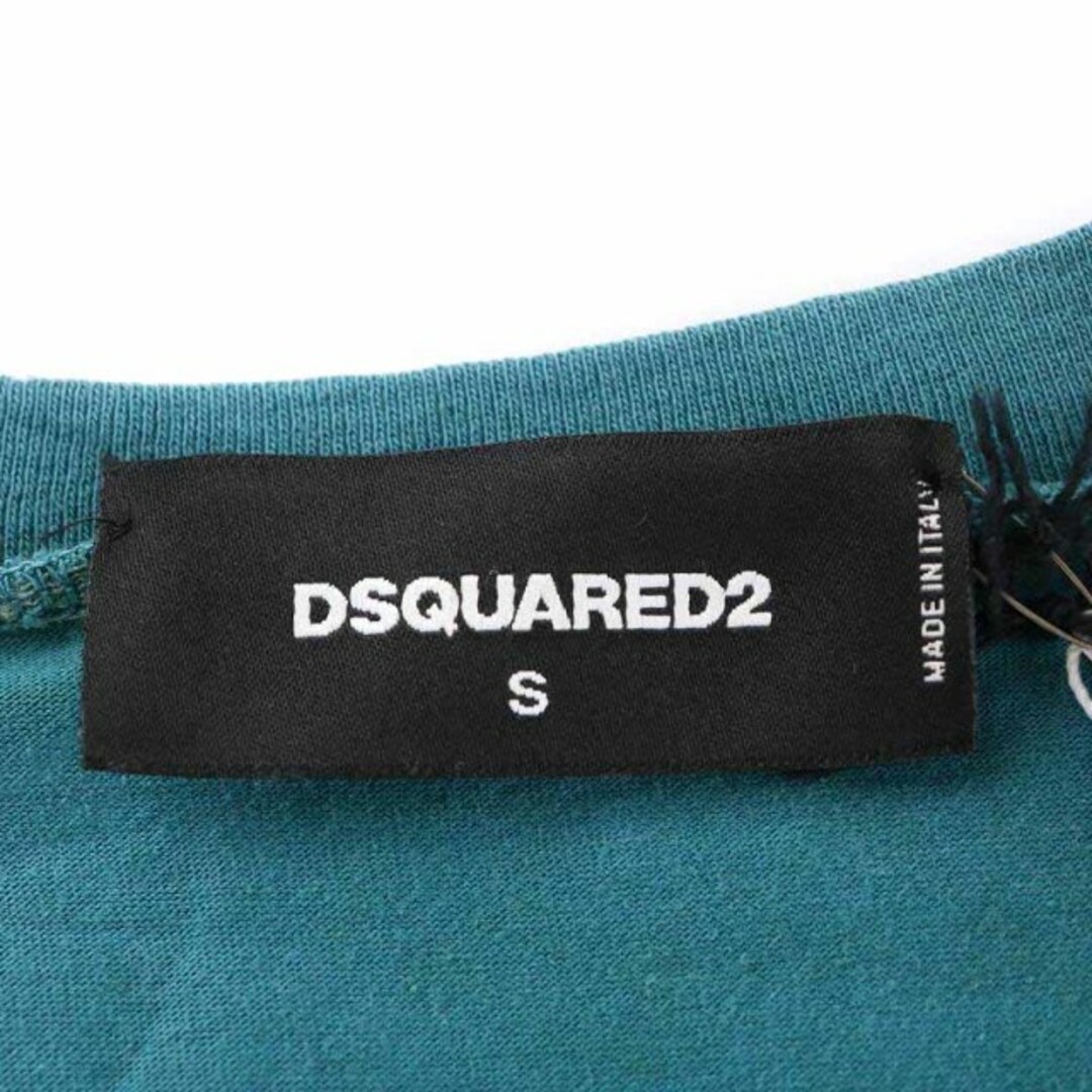 DSQUARED2 17SS Tシャツ カットソー リーフプリント S 緑 5