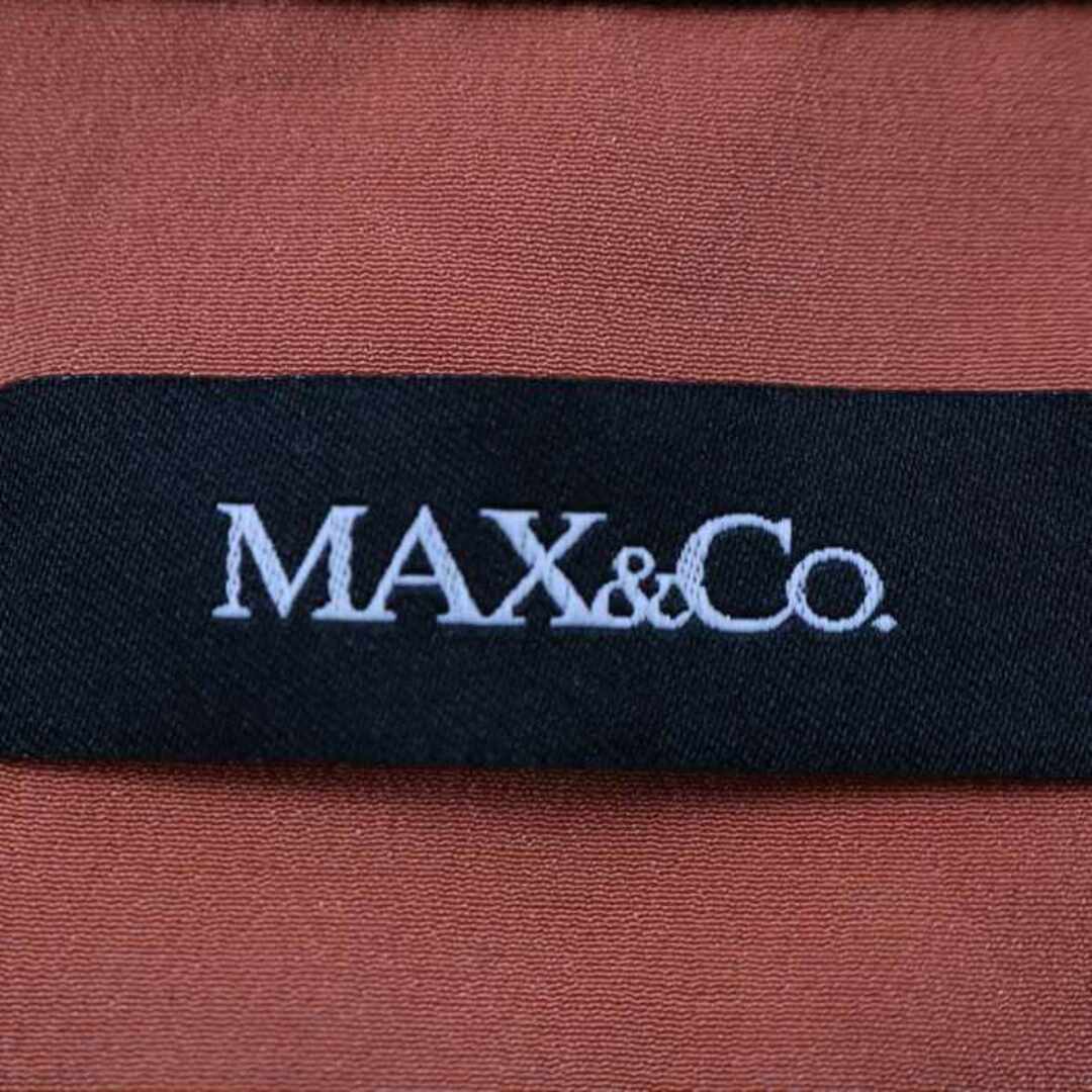 Max & Co.(マックスアンドコー)のマックスアンドコー プリーツスカート 膝丈 シフォン素材 シンプル 無地 M相当 レディース ピンク MAX&CO レディースのスカート(その他)の商品写真