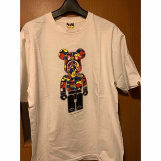 アベイシングエイプ(A BATHING APE)のbape medicom toy be@rbrick tee 白 XL(Tシャツ/カットソー(半袖/袖なし))