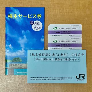 JR東日本株主優待割引券(4割引)×2枚 ＆株主サービス券(その他)