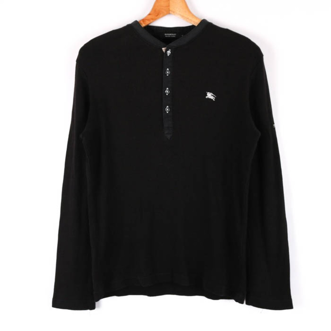 BURBERRY - バーバリー Tシャツ 長袖 リブ コットン100% ノバチェック