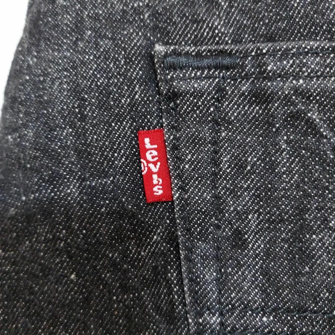 W38 Levi's リーバイス501 ブラックデニム パンツ ワイドバギー 黒