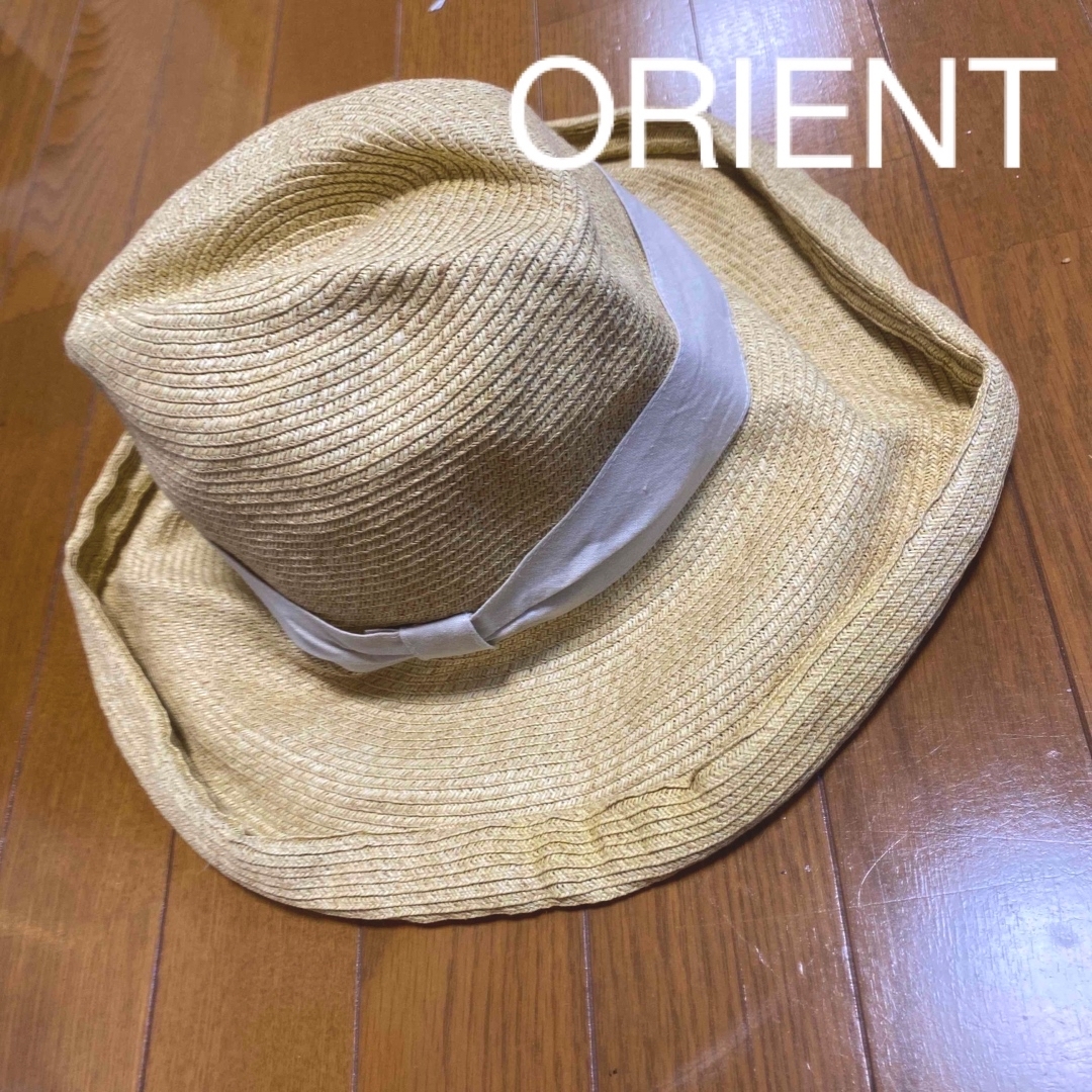 ORIENT(オリエント)のORIENT 麦わら帽子　ペーパーハット　レディース レディースの帽子(麦わら帽子/ストローハット)の商品写真