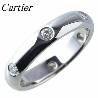 カルティエ(Cartier)のカルティエ ダイヤリング ステラ #52 6PD 750WG 【12748】(リング(指輪))