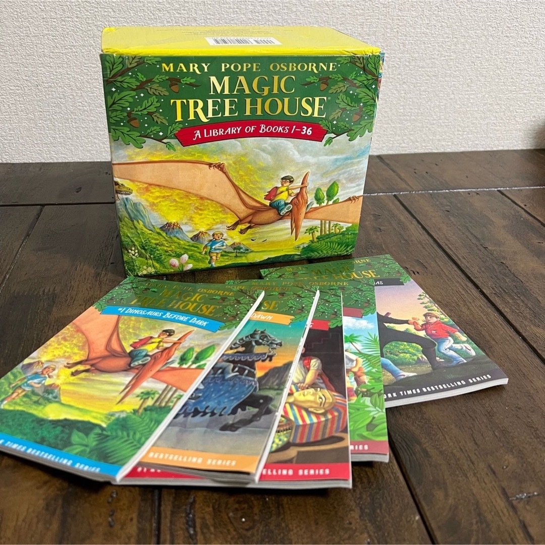 Magic Tree House シリーズ 1\u00262 英語絵本64冊フルセット