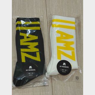 【新品】AH MURDERZ “ AMZ ” SOCKS - YELLOW -(ソックス)