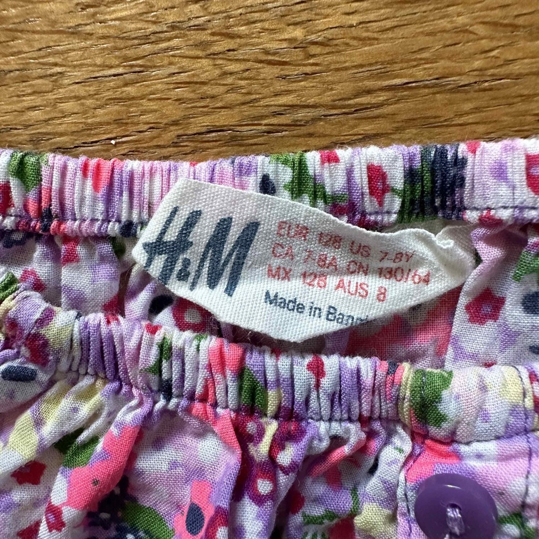 H&M(エイチアンドエム)のH&M ノースリーブ チュニック/ワンピース 2枚セット  125cm相当 キッズ/ベビー/マタニティのキッズ服女の子用(90cm~)(ワンピース)の商品写真