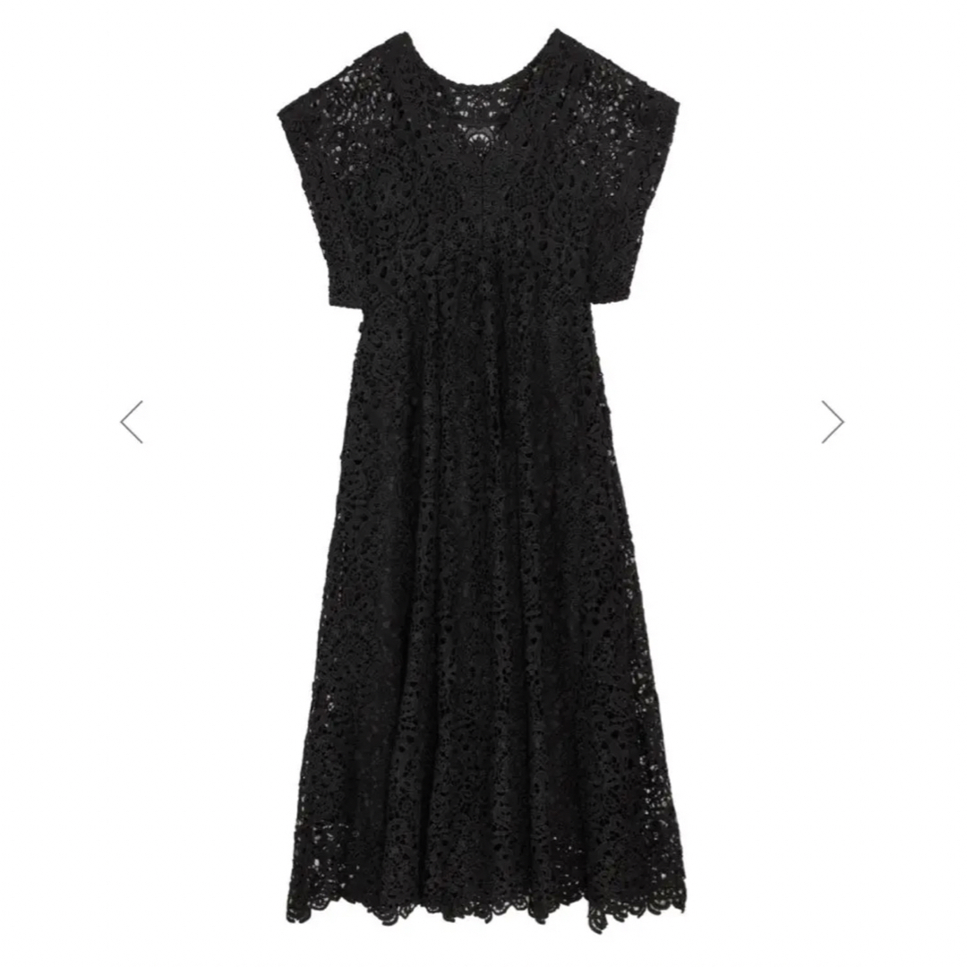 MEDI 2WAY FLARE CHEMICAL LACE DRESS-