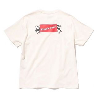 チャムス(CHUMS)のチャムス　ブービーバード バックプリント ポケット付きTシャツThank you(Tシャツ/カットソー(半袖/袖なし))