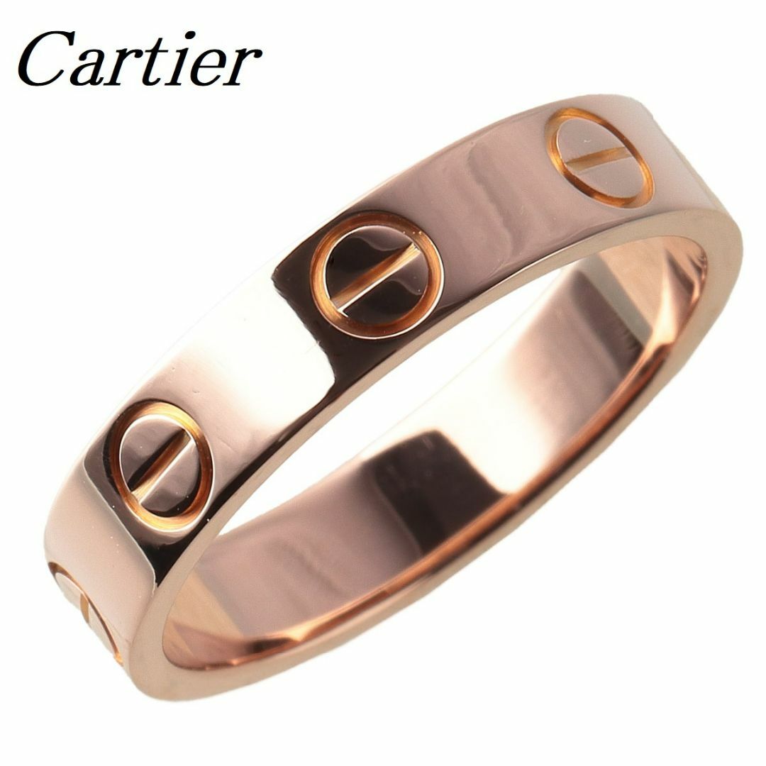 Cartier(カルティエ)のカルティエ ミニラブリング #47 AU750PG 【12655】 レディースのアクセサリー(リング(指輪))の商品写真