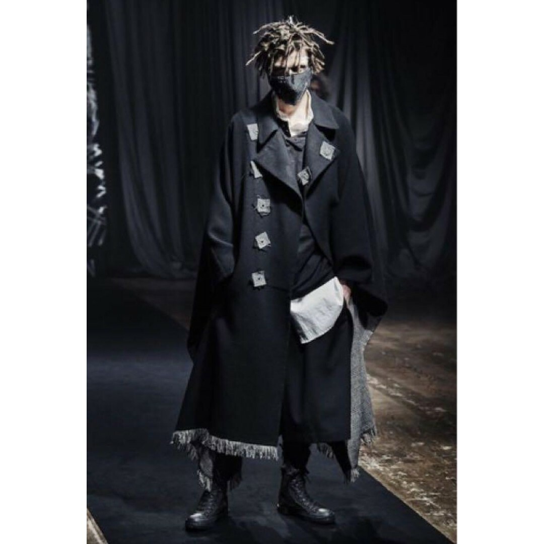 yohji yamamoto ヨウジヤマモト コート メンズ ブラック 黒