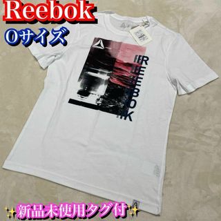 リーボック(Reebok)の新品未使用タグ付✨廃盤商品✨Reebok Tシャツ　Oサイズ　ボックスロゴ(Tシャツ/カットソー(半袖/袖なし))