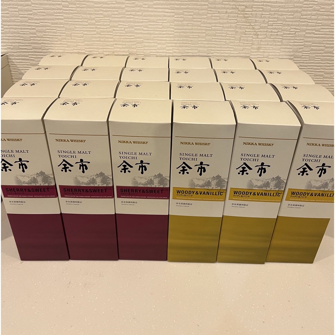 NIKKA /ニッカウイスキー　シングルモルト余市2種24本セット500ml